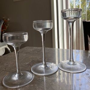 Set of 3 candle holders